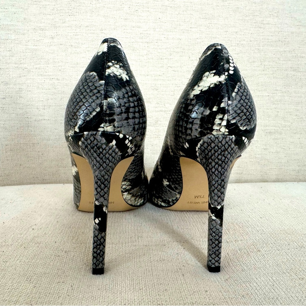 Nine West snakeskin heels!